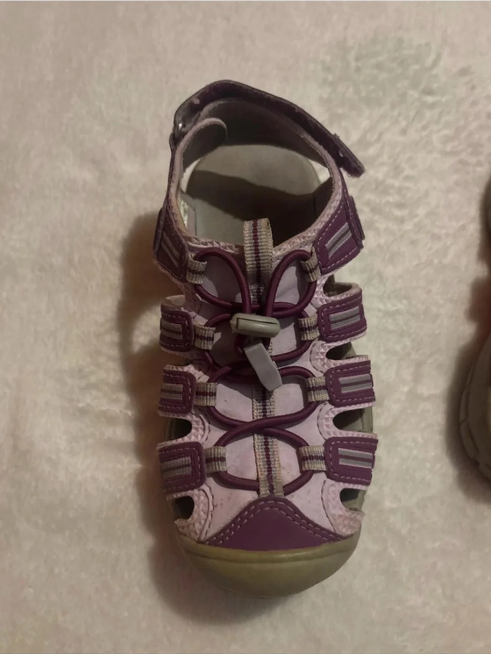 Kids Purple Sport Sandals - Khombu